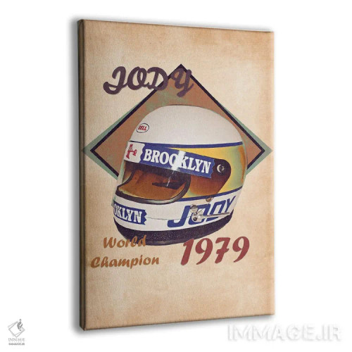 تابلو دکوراتیو کلاه ایمنی رتو جودی شکت اثر پاپ کالت پوسترز - نمای پرسپکتیو محصول