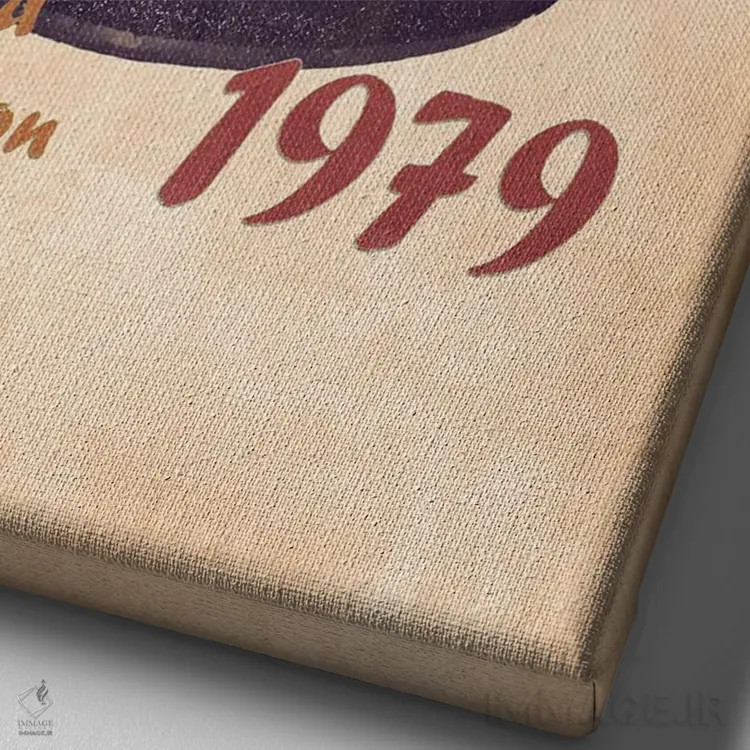 تابلو دکوراتیو کلاه ایمنی رتو جودی شکت اثر پاپ کالت پوسترز - نمای نزدیک بافت بوم