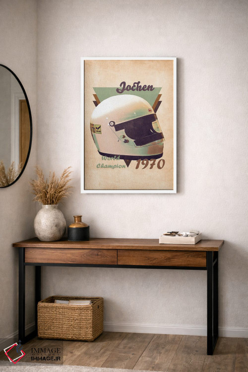 تابلو دکوراتیو کلاه ایمنی رتو یوشن رینت اثر پاپ کالت پوسترز - D3W