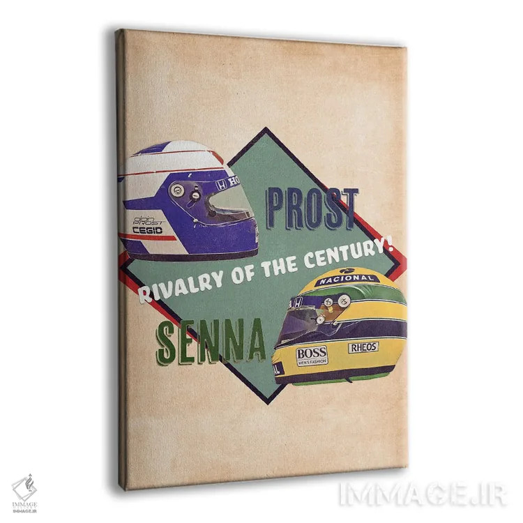 تابلو دکوراتیو پروست مقابل سننا اثر پاپ کالت پوسترز - نمای پرسپکتیو محصول