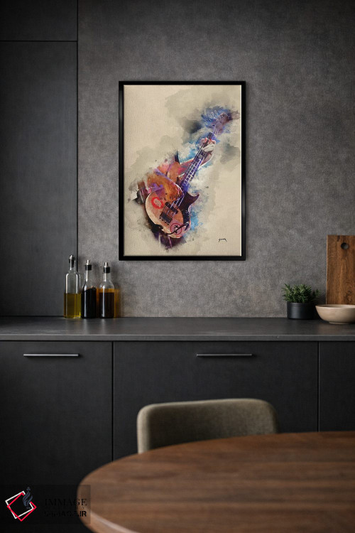 تابلو دکوراتیو باس فلی اثر پاپ کالت پوسترز - D2B