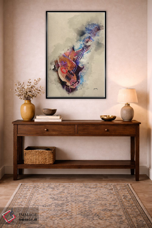 تابلو دکوراتیو باس فلی اثر پاپ کالت پوسترز - D4B