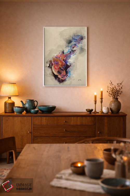 تابلو دکوراتیو باس فلی اثر پاپ کالت پوسترز - D6W