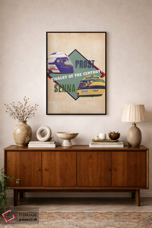 تابلو دکوراتیو پروست مقابل سننا اثر پاپ کالت پوسترز - D1B