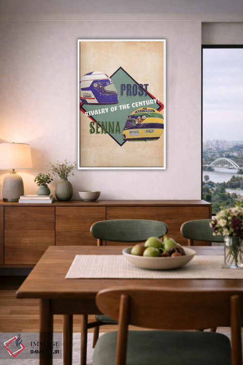 تابلو دکوراتیو پروست مقابل سننا اثر پاپ کالت پوسترز - D4W