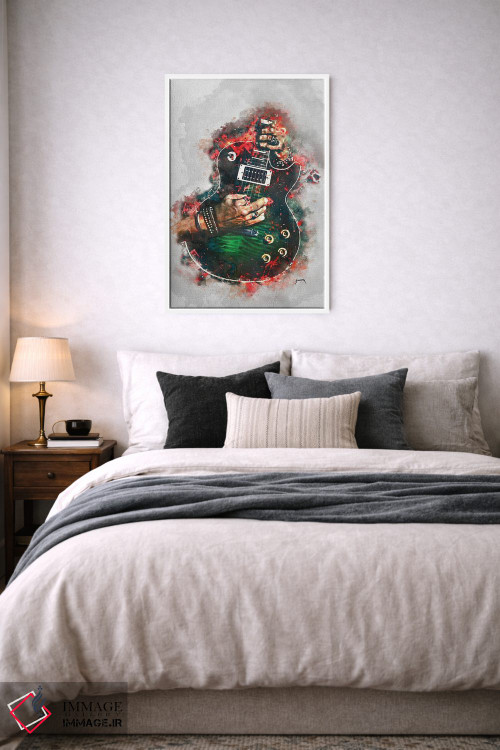 تابلو دکوراتیو گیتار برقی اسلشر آناکوندا اثر پاپ کالت پوسترز - D4W