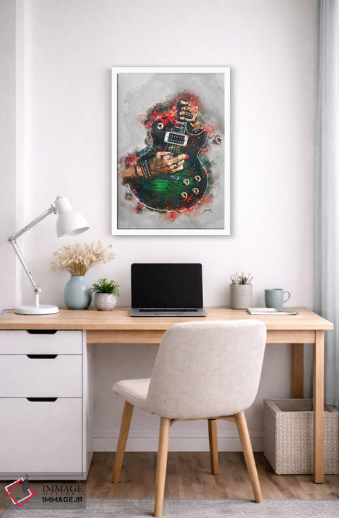 تابلو دکوراتیو گیتار برقی اسلشر آناکوندا اثر پاپ کالت پوسترز - D5W