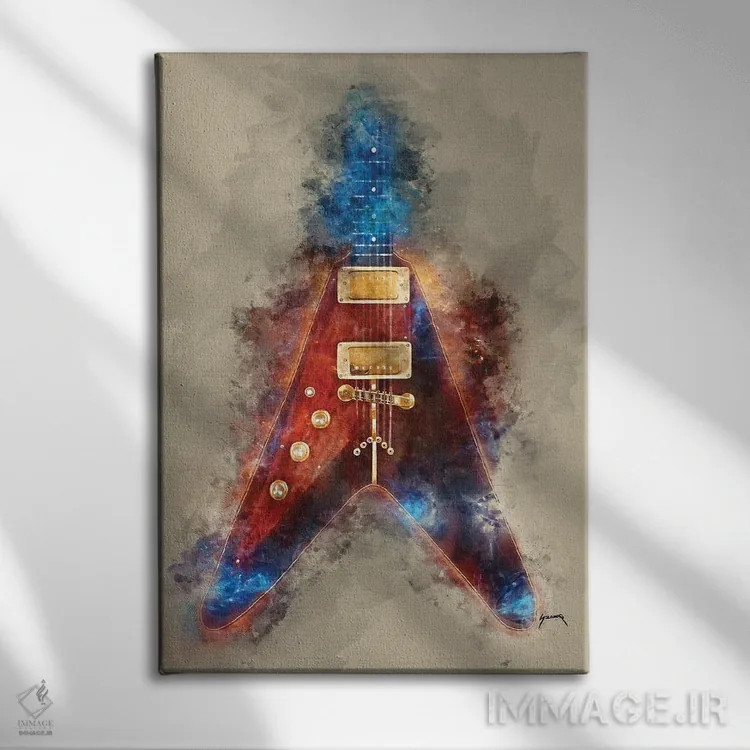 تابلو دکوراتیو آلبرت کینگ اثر پاپ کالت پوسترز - نمای روبهرو روی دیوار