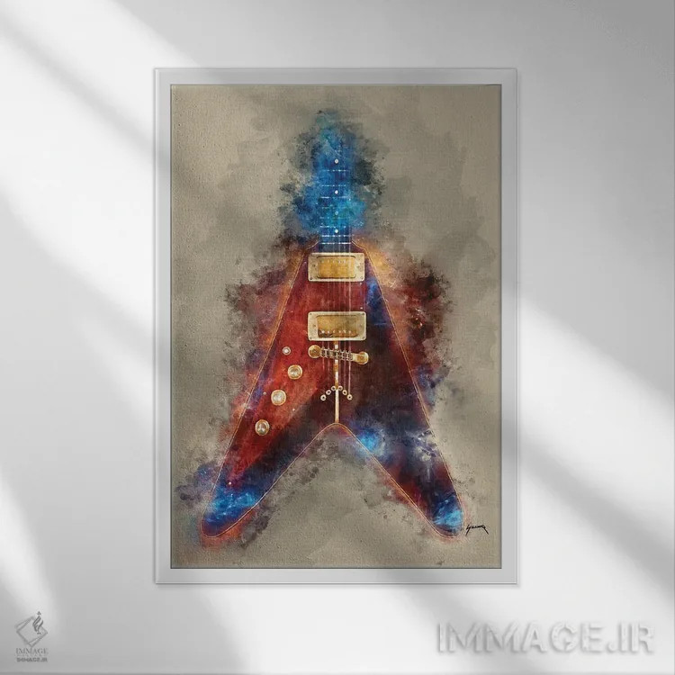 تابلو دکوراتیو آلبرت کینگ اثر پاپ کالت پوسترز - نمای قابدار سفید