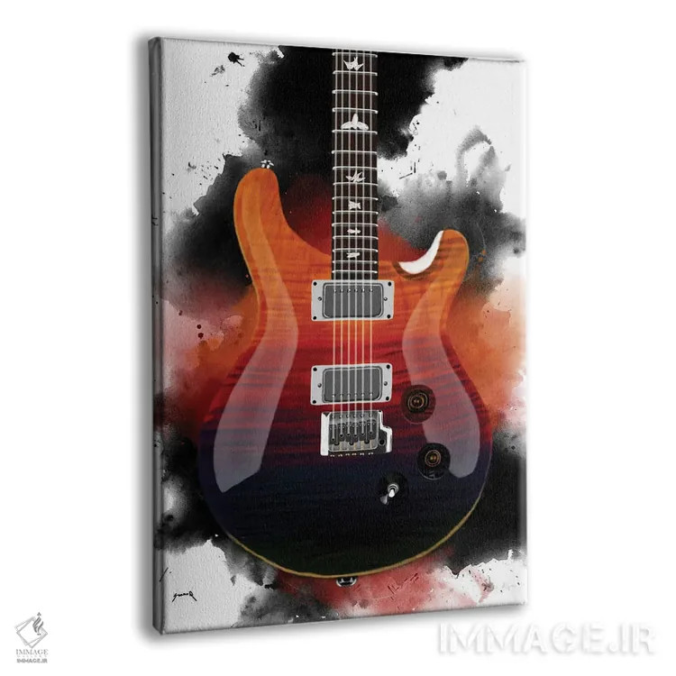 تابلو دکوراتیو گیتار آل اثر پاپ کالت پوسترز - نمای پرسپکتیو محصول