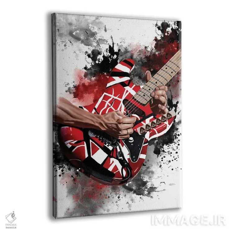 تابلو دکوراتیو خطوط اثر پاپ کالت پوسترز - نمای پرسپکتیو محصول