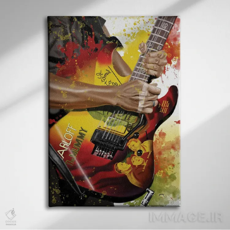 تابلو دکوراتیو مومیایی کرک اثر پاپ کالت پوسترز - نمای روبهرو روی دیوار