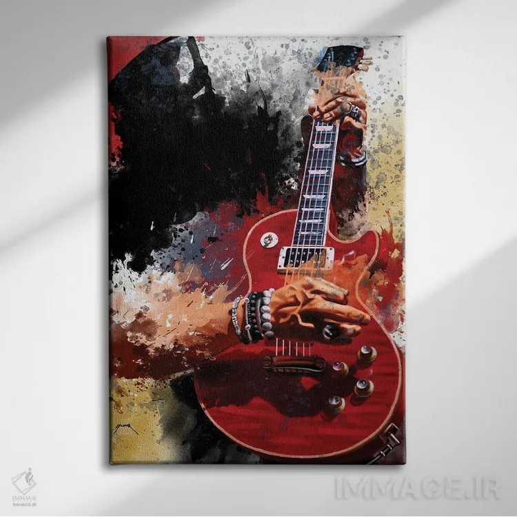 تابلو دکوراتیو اسلشر اثر پاپ کالت پوسترز - نمای روبهرو روی دیوار