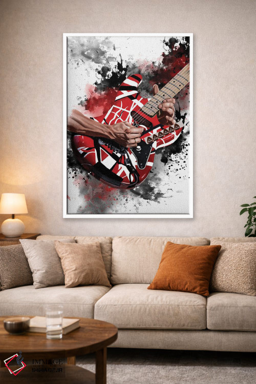 تابلو دکوراتیو خطوط اثر پاپ کالت پوسترز - D1W