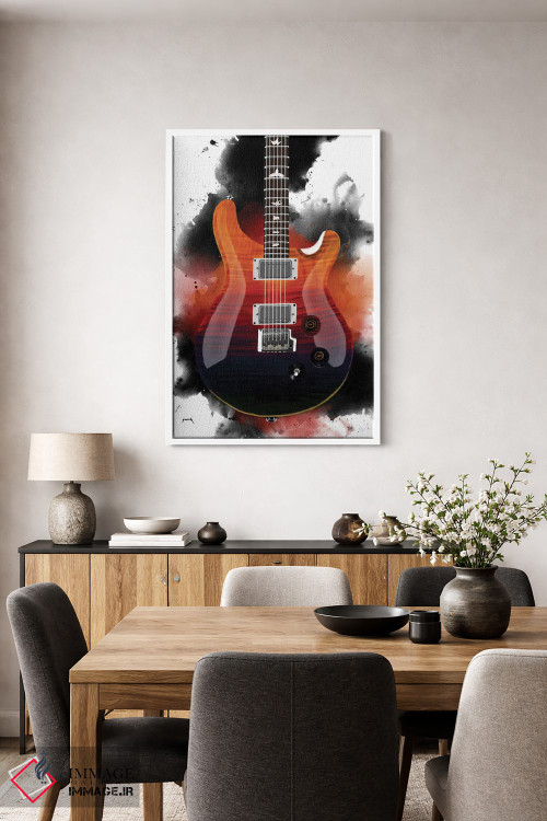 تابلو دکوراتیو گیتار آل اثر پاپ کالت پوسترز - D3W