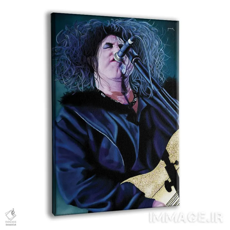 تابلو دکوراتیو رابرت اسمیت اثر پاپ کالت پوسترز - نمای پرسپکتیو محصول