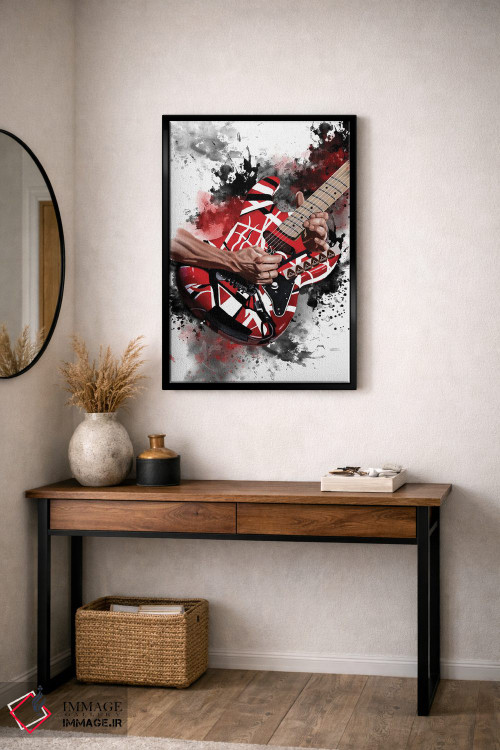 تابلو دکوراتیو خطوط اثر پاپ کالت پوسترز - D5B