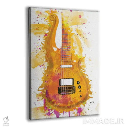 تابلو دکوراتیو گیتار کلود پرنس I اثر پاپ کالت پوسترز - نمای پرسپکتیو محصول