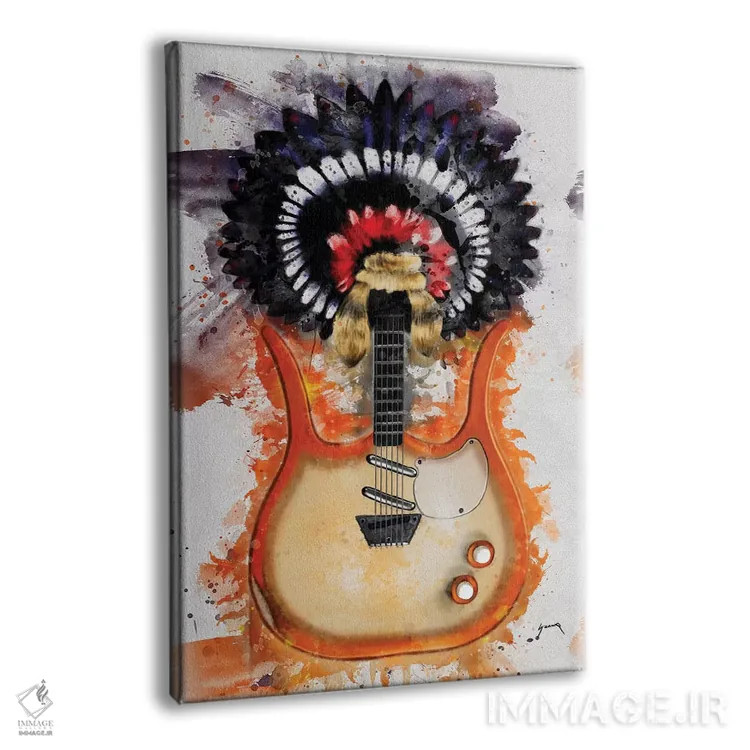 تابلو دکوراتیو گیتار لینک ری II اثر پاپ کالت پوسترز - نمای پرسپکتیو محصول