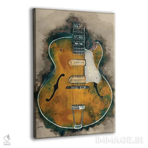تابلو دکوراتیو گیتار اسکاٹی مور اثر پاپ کالت پوسترز - نمای پرسپکتیو محصول