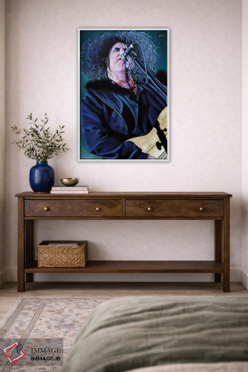 تابلو دکوراتیو رابرت اسمیت اثر پاپ کالت پوسترز - D2W