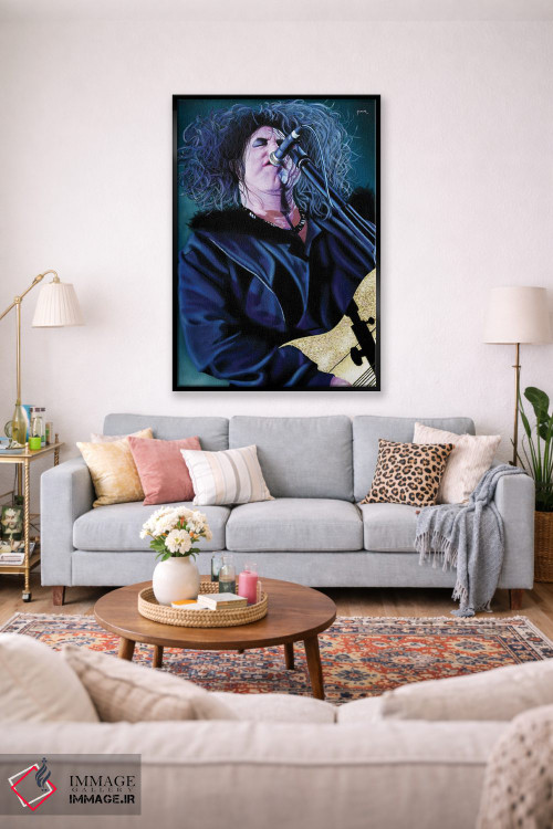 تابلو دکوراتیو رابرت اسمیت اثر پاپ کالت پوسترز - D1B