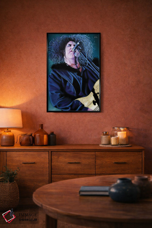 تابلو دکوراتیو رابرت اسمیت اثر پاپ کالت پوسترز - D4B