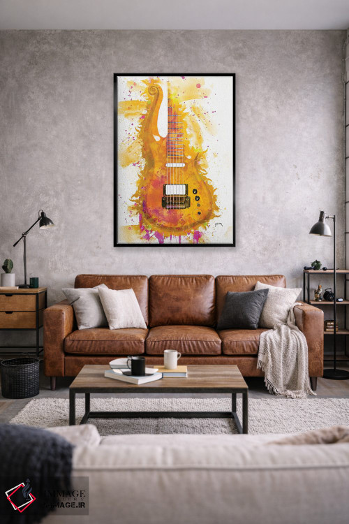 تابلو دکوراتیو گیتار کلود پرنس I اثر پاپ کالت پوسترز - D1B