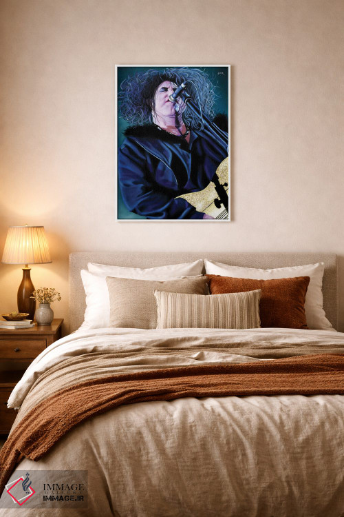 تابلو دکوراتیو رابرت اسمیت اثر پاپ کالت پوسترز - D5W