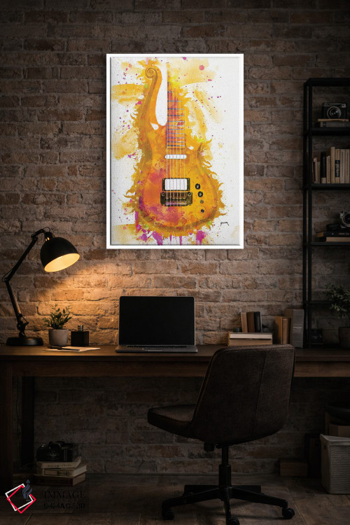 تابلو دکوراتیو گیتار کلود پرنس I اثر پاپ کالت پوسترز - D3W