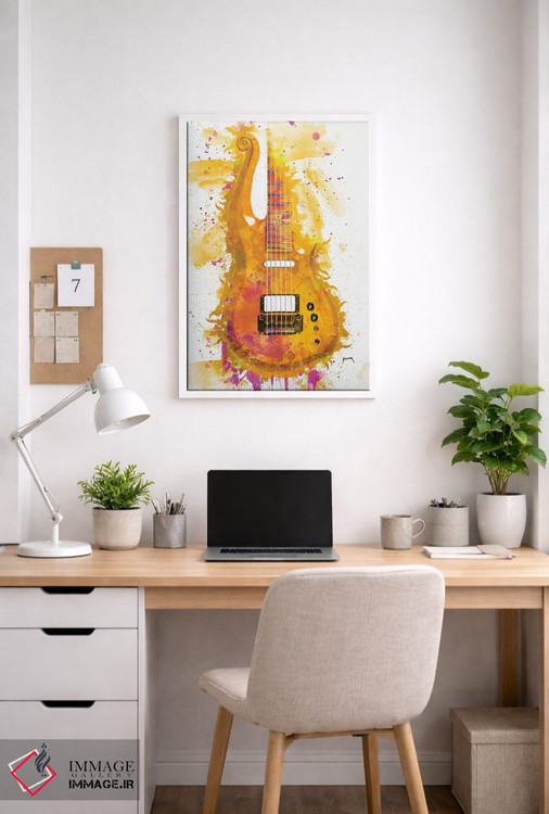 تابلو دکوراتیو گیتار کلود پرنس I اثر پاپ کالت پوسترز - D4W