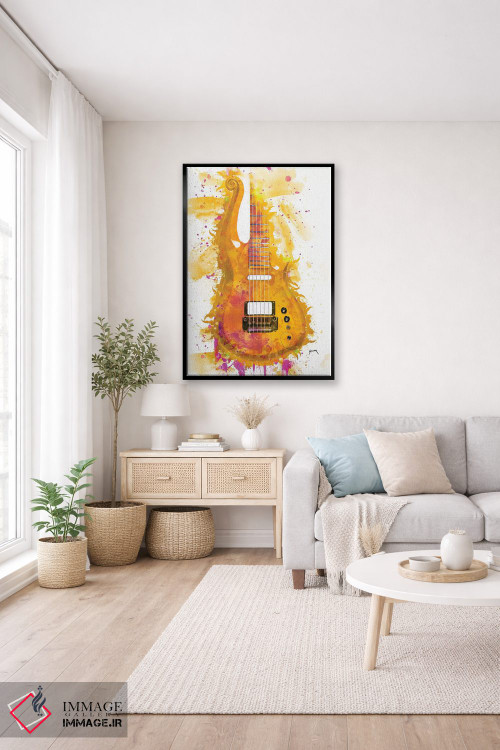 تابلو دکوراتیو گیتار کلود پرنس I اثر پاپ کالت پوسترز - D5B