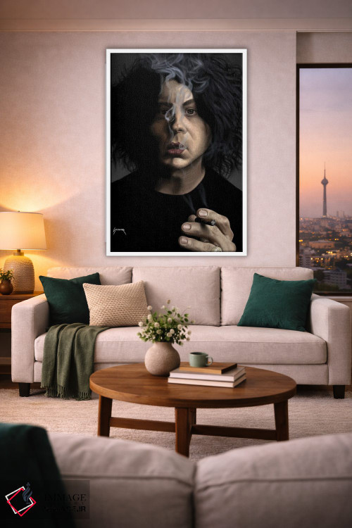 تابلو دکوراتیو جک وایت III اثر پاپ کالت پوسترز - D1W