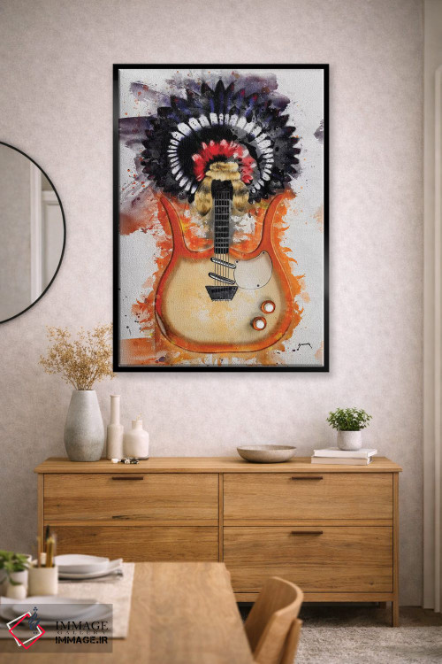 تابلو دکوراتیو گیتار لینک ری II اثر پاپ کالت پوسترز - D2B