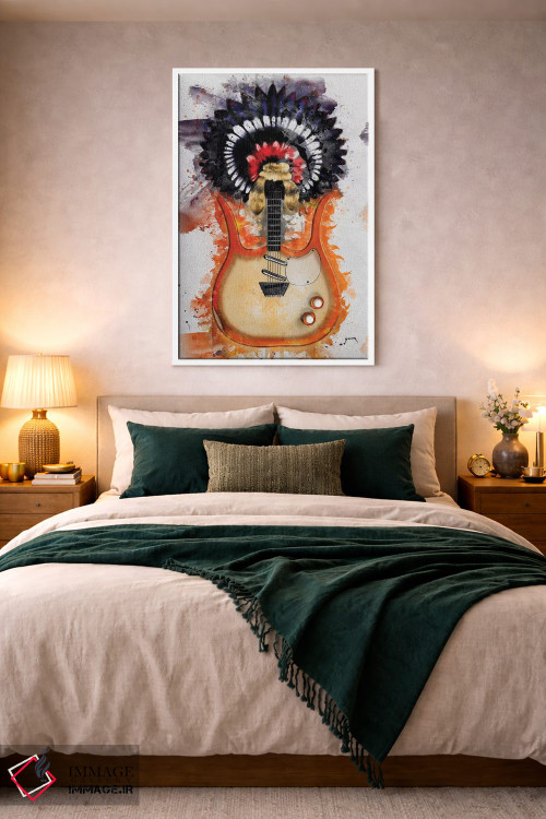 تابلو دکوراتیو گیتار لینک ری II اثر پاپ کالت پوسترز - D3W