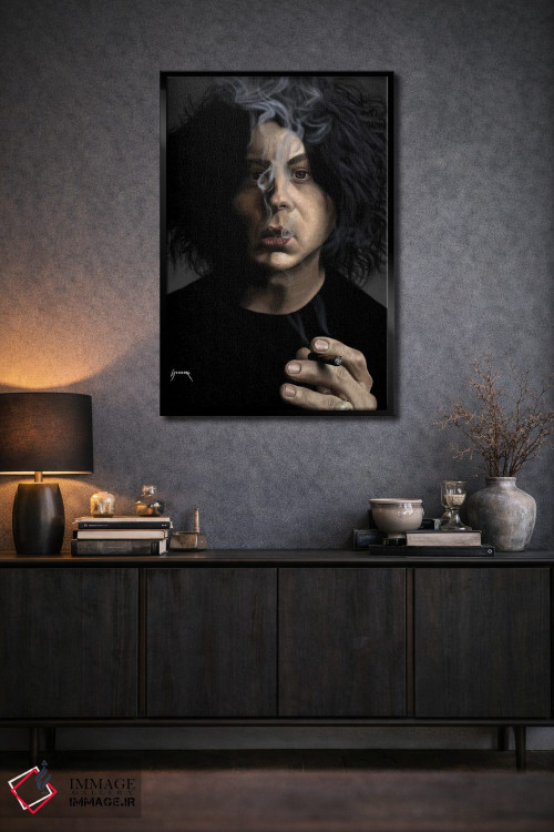 تابلو دکوراتیو جک وایت III اثر پاپ کالت پوسترز - D2B