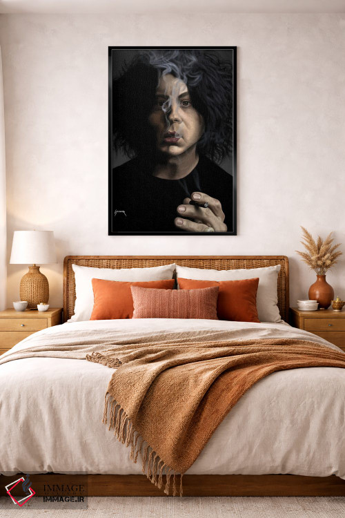 تابلو دکوراتیو جک وایت III اثر پاپ کالت پوسترز - D4B