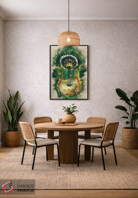 تابلو دکوراتیو گیتار برقی لینک ری اثر پاپ کالت پوسترز - D4B