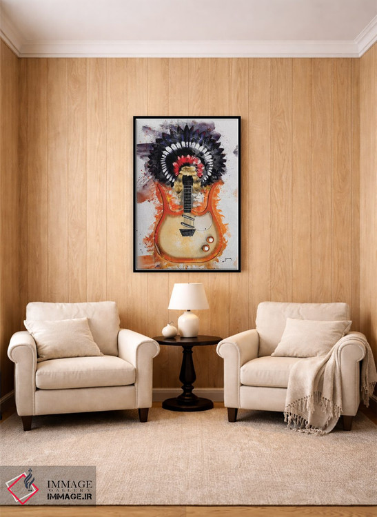 تابلو دکوراتیو گیتار لینک ری II اثر پاپ کالت پوسترز - D6B