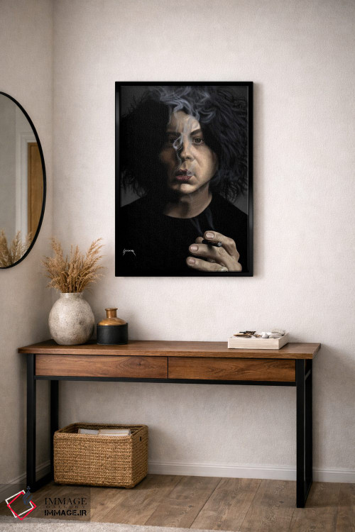 تابلو دکوراتیو جک وایت III اثر پاپ کالت پوسترز - D5B