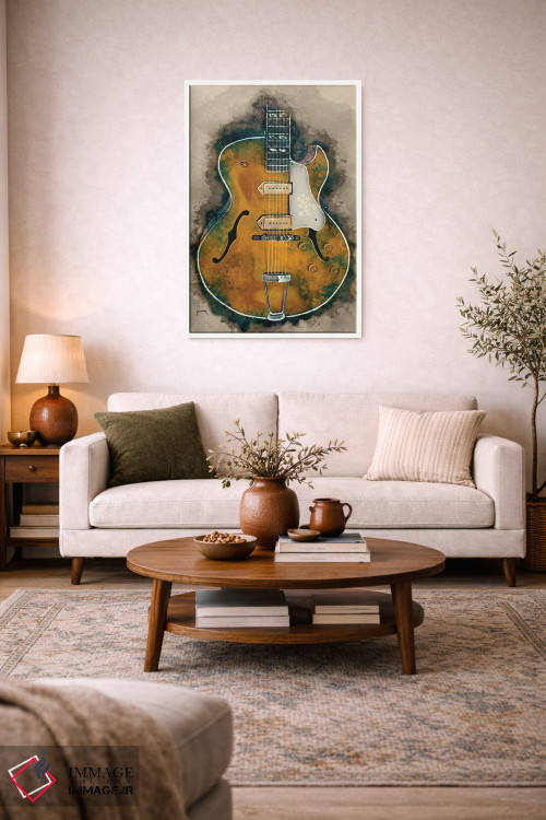 تابلو دکوراتیو گیتار اسکاٹی مور اثر پاپ کالت پوسترز - D2W