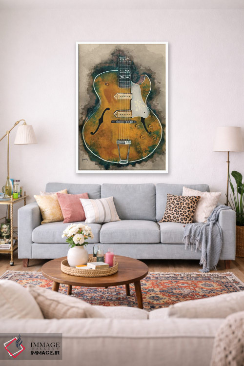 تابلو دکوراتیو گیتار اسکاٹی مور اثر پاپ کالت پوسترز - D1W