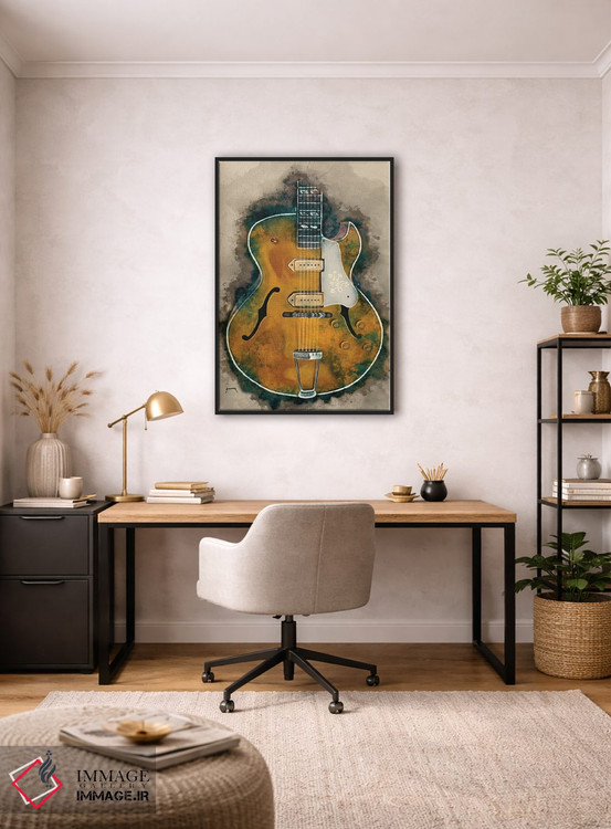 تابلو دکوراتیو گیتار اسکاٹی مور اثر پاپ کالت پوسترز - D4B