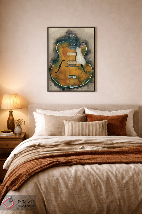 تابلو دکوراتیو گیتار اسکاٹی مور اثر پاپ کالت پوسترز - D6B