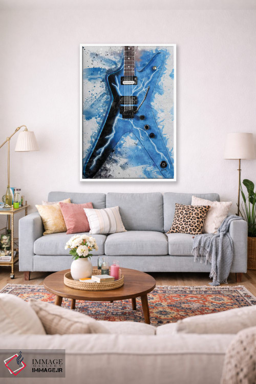 تابلو دکوراتیو گیتار برقی دایم بگ دارل II اثر پاپ کالت پوسترز - D1W