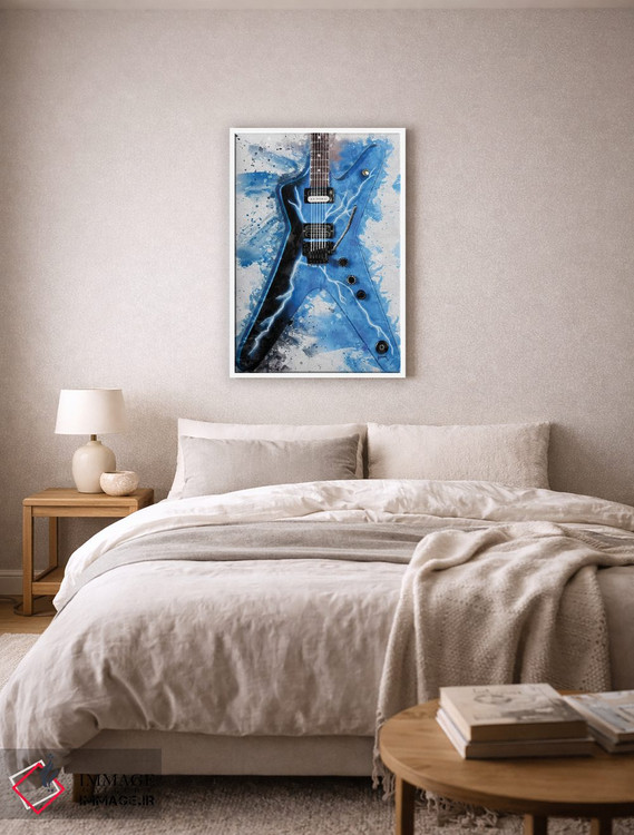 تابلو دکوراتیو گیتار برقی دایم بگ دارل II اثر پاپ کالت پوسترز - D6W