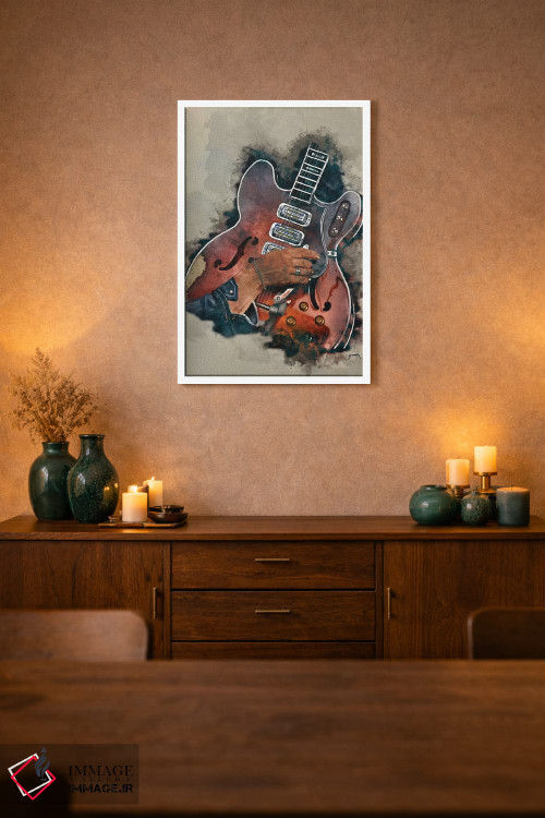 تابلو دکوراتیو گیتار دن آوره باک اثر پاپ کالت پوسترز - D1W