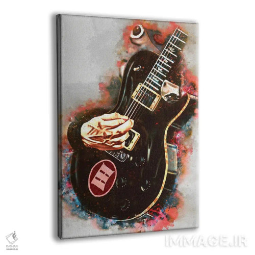 تابلو دکوراتیو گیتار برقی مارک ترمونتی اثر پاپ کالت پوسترز - نمای پرسپکتیو محصول