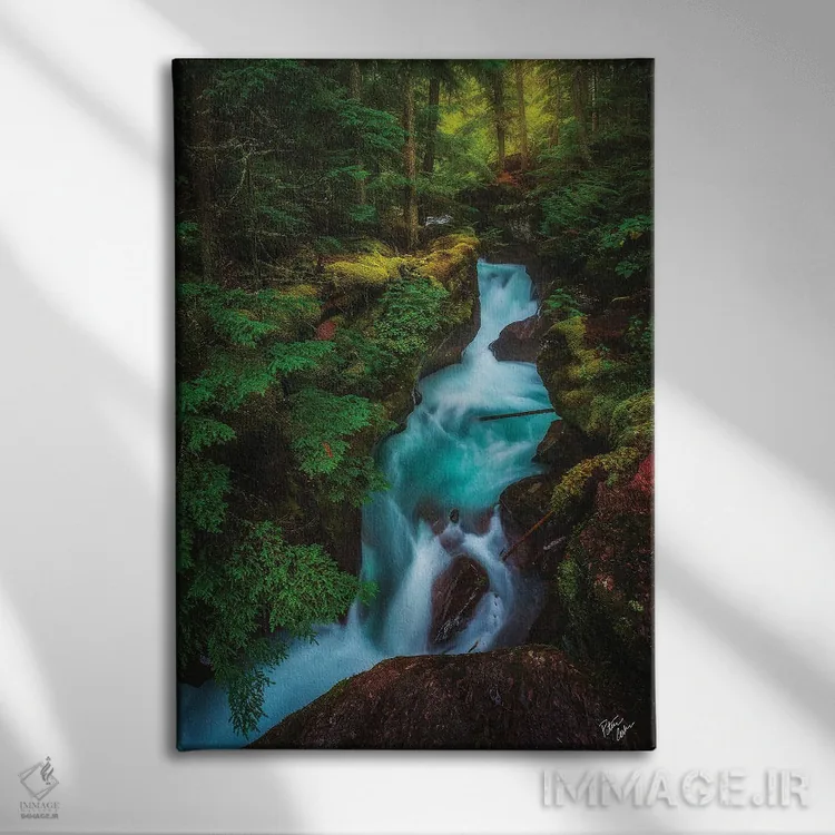 تابلو دکوراتیو دره اثر پیتر کسکن - نمای روبهرو روی دیوار