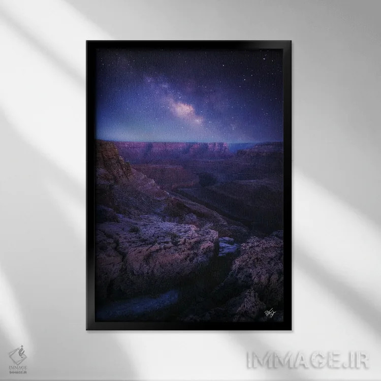 تابلو دکوراتیو آن لحظه جادویی اثر پیتر کسکن - نمای قابدار مشکی